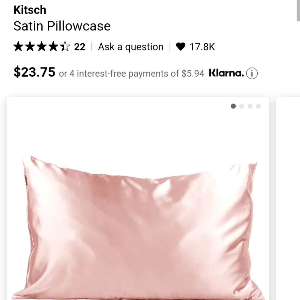 Kitsch Satin Pillowcase
